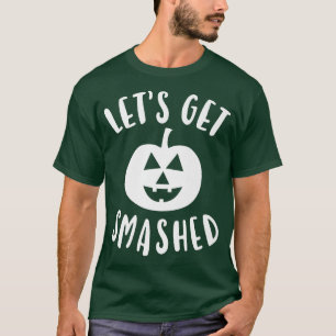 Mens Cute Funny Halloween Let's Get Smashed T-Shirt