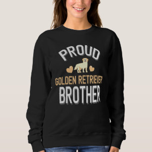 Mens Cute Proud Golden Retriever Brother Sweatshirt