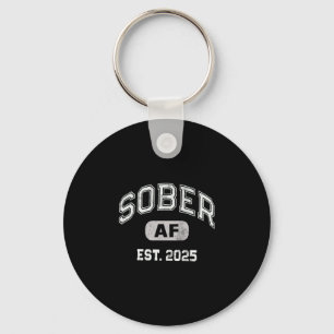 Mens cute sober af 2025 since aa recovery achiever key ring
