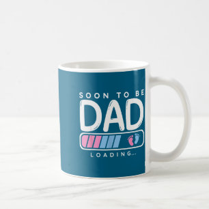 Mens cute soon to be dad funny new dad pregnancy coffee mug