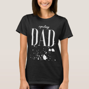 Mens Cycling Dad Bike Race Day Biggest Fan Proud P T-Shirt