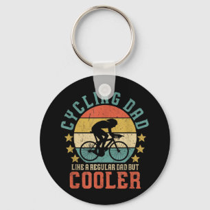 Mens Cycling Dad Bike Rider & Cyclist Father's Day Key Ring