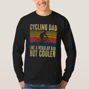 Mens Cycling Dad Like A Regular Dad Cyclist Fathe T-Shirt
