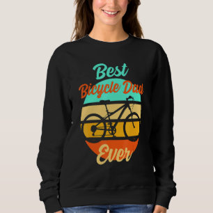 Mens Cyclist Papa Father Father's Day Downhill Ebi Sweatshirt