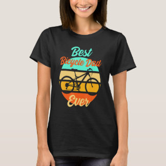 Mens Cyclist Papa Father Father's Day Downhill Ebi T-Shirt