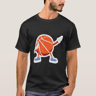 Mens  Dabbing Basketball Dancing Ball Game In Shoe T-Shirt