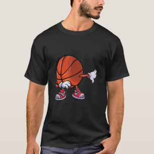 Mens Dabbing Basketball Dancing Ball Game In Shoe T-Shirt