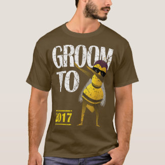 Mens Dabbing Bee Funny Groom To Be 2017 TDistresse T-Shirt