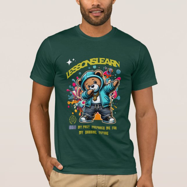 MEN'S DABBING FUTURE LESSONS LEARN JERSEY T SHIRT  (Front)