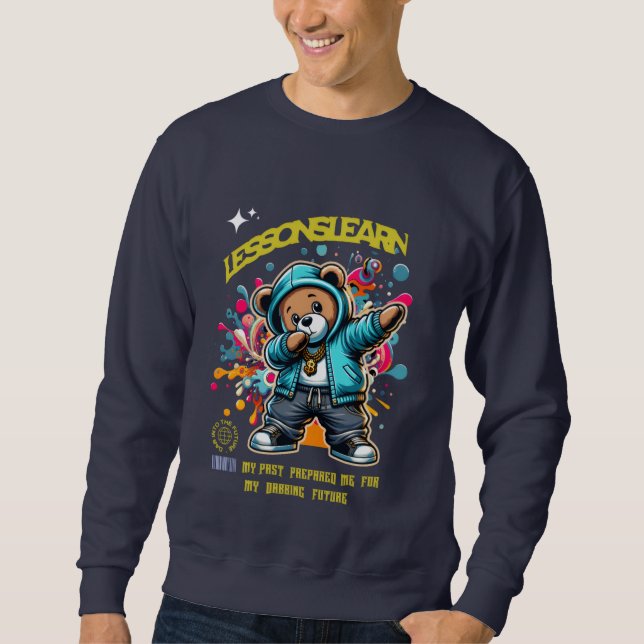 MEN'S DABBING FUTURE LESSONS LEARN SWEATSHIRT (Front)