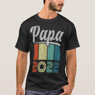 Mens Dad 2022 New dad 2022 Baby birth Retro T-Shirt