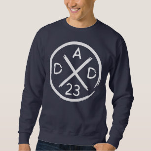 Mens Dad 2023 Werden Papa Father's Day Father  Sweatshirt