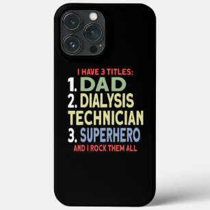Mens Dad And Dialysis Technician  Case-Mate iPhone Case