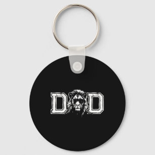 Mens Dad Awesome Lion King Sungles - Father&#; s D Key Ring