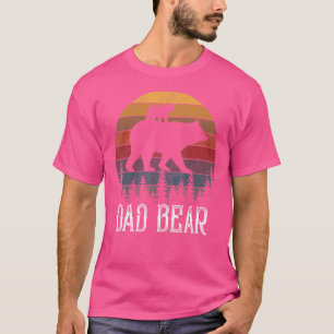 Mens Dad Bear Vintage Father's Day For Retro Dad T-Shirt