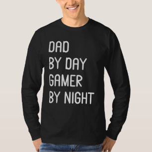 Mens Dad By Day Gamer By Night T-Shirt