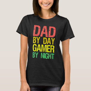 Mens Dad By Day Gamer By Night T-Shirt