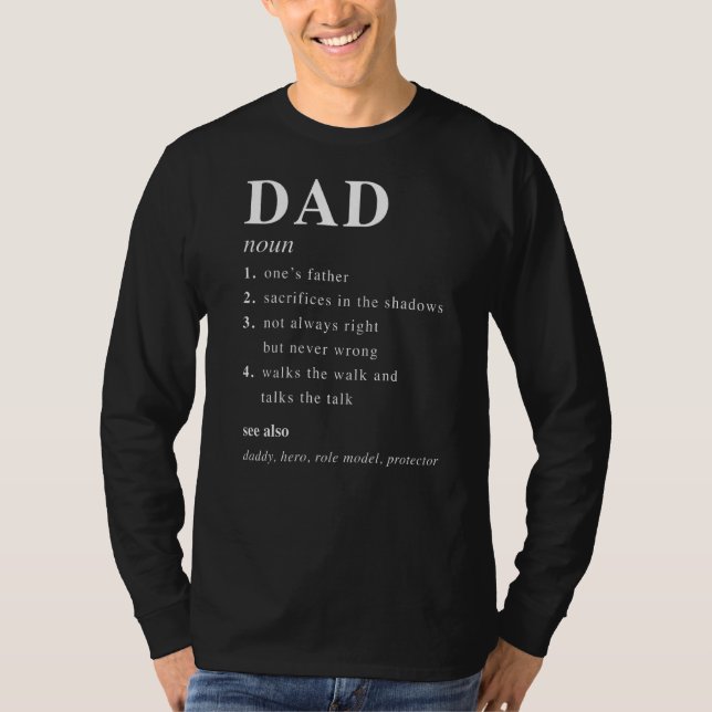 Mens Dad Definition T-Shirt (Front)