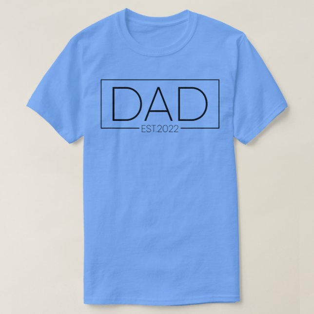Mens DAD EST T-Shirt (Design Front)