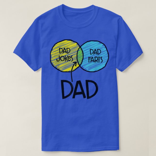 Mens Dad Farts Dad Jokes Bad Puns Joke Daddy Fathe T-Shirt (Design Front)