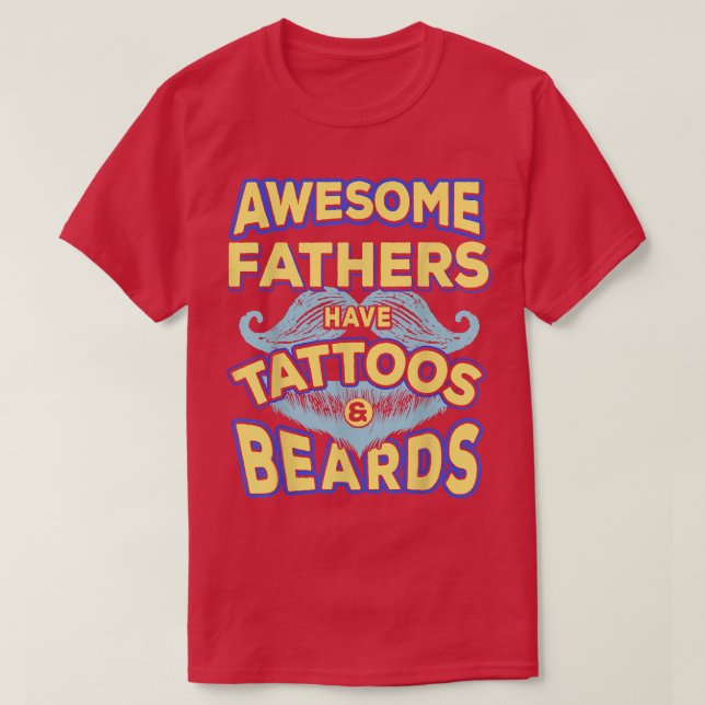 Mens Dad Gift From Daughter  Awesome Fathers Have  T-Shirt (Design Front)