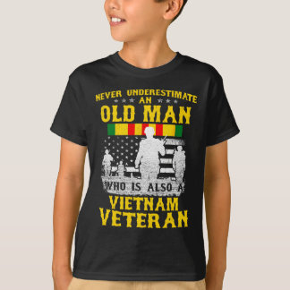Mens Dad Grandpa Vietnam Veteran Vintage Shirt Men