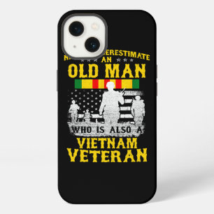 Mens Dad Grandpa Vietnam Veteran Vintage Shirt Men iPhone 13 Case