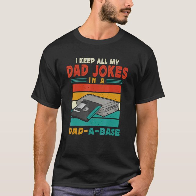 Mens Dad Joke Data Scientist Pun Computer Science  T-Shirt (Front)