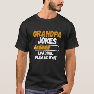 Mens Dad Joke Loading Fun Humour Father's Day Pr T-Shirt