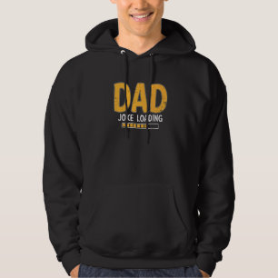 Mens Dad Joke Loading Please Wait Humour Daddy Fat Hoodie