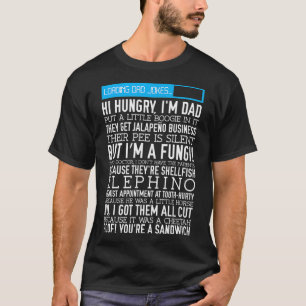 Mens Dad Jokes  funny father's day gift, loading p T-Shirt