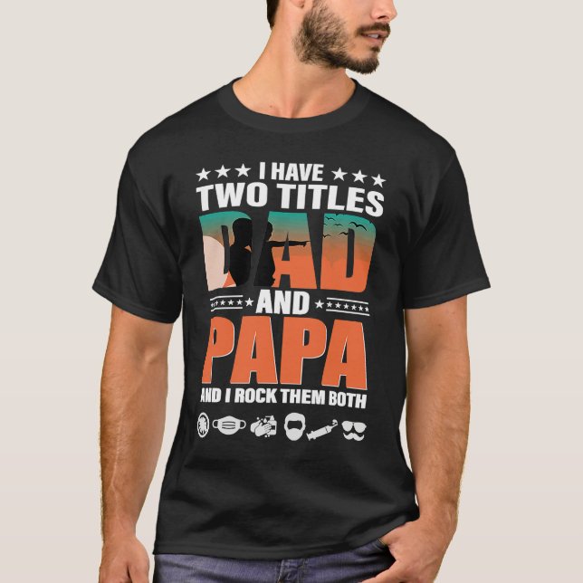 Mens    Dad Kid Fathers Day Graphic T-Shirt (Front)