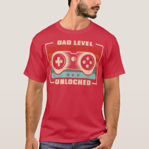 Mens Dad Level Unlocked New Dad Funny Gamer Dad Gi T-Shirt