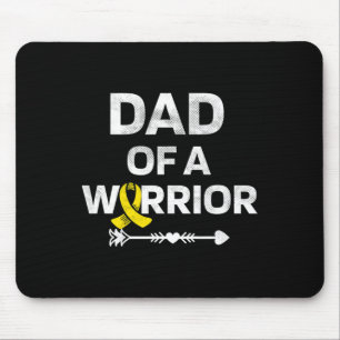 Mens Dad Of A Warrior DIPG Awareness Childhood Can Mouse Mat