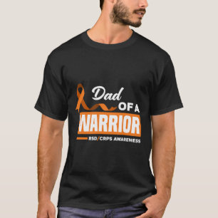 Mens Dad Of A Warrior Rsd Crps Awareness T-Shirt