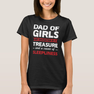 Mens dad of girls my dayghter daughter dad  T-Shirt