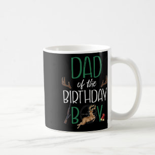 Mens Dad Of The Birthday Boy Big One Birthday Deer Coffee Mug