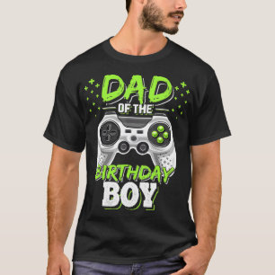 Mens Dad of the Birthday Boy Matching Video Gamer T-Shirt