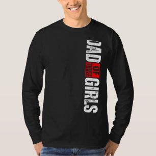 Mens Dad Of Three Girls T-Shirt