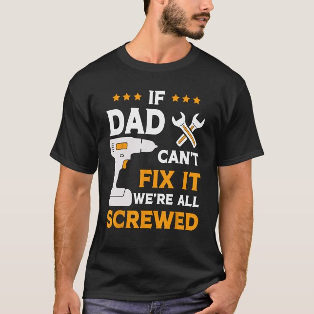 Mens  Dad Sarcastic Humour  For Father s Day T-Shirt (Front)