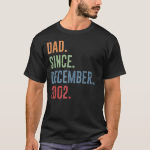 Mens Dad Since December 2002 T-Shirt
