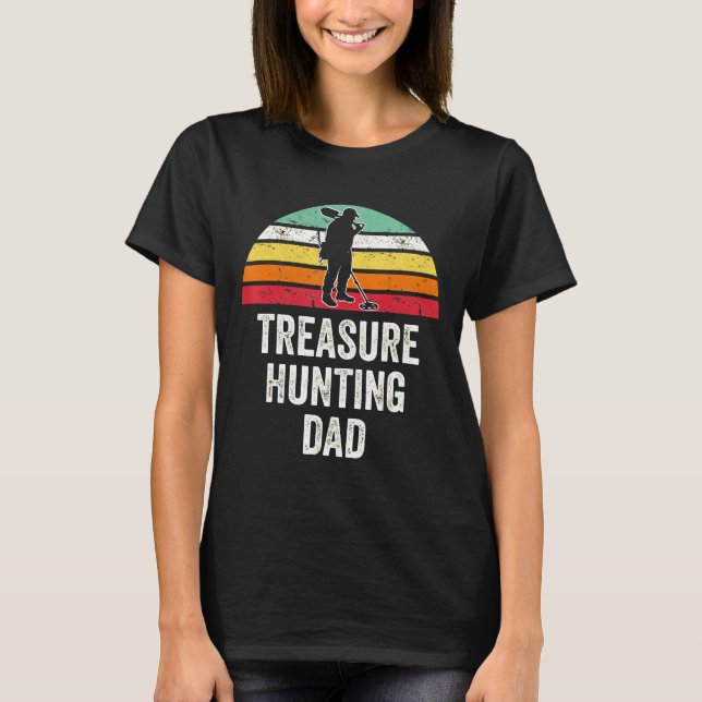 Mens Dad Treasure Hunting Gifts Bobby Dazzler Dad  T-Shirt (Front)