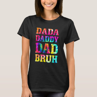Mens Dada Daddy Dad Bruh Fathers Day Vintage  Fath T-Shirt