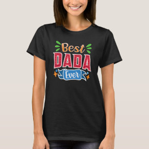 Mens Dada Statement Father's Day Papa Daddy Father T-Shirt