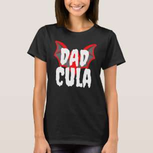 Mens Dadcula Halloween Dad Men Family Matching Cos T-Shirt