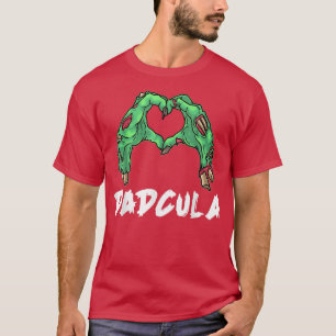 Mens Dadcula Lazy Halloween Costume Funny Pun Mons T-Shirt