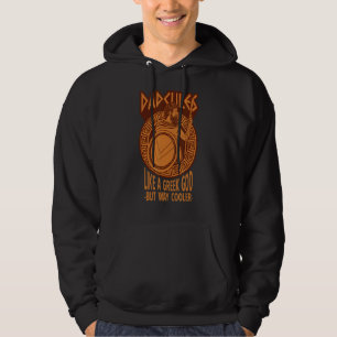 Mens Dadcules Like A Greek God But Cooler Fathers  Hoodie