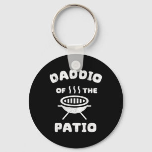 Mens Daddio Of The Patio Fathers Day Bbq Grill Dad Key Ring
