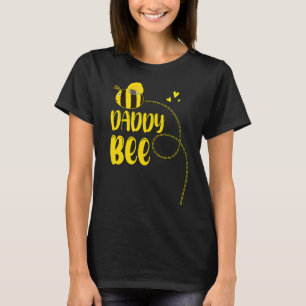 Mens Daddy Bee Family Matching Beekeeping Dad Papa T-Shirt