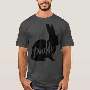 Mens Daddy Bunny Rabbit Father Dad Easter T-Shirt